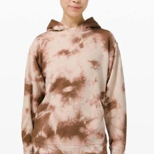 Lululemon All Yours Hoodie Earth Dye Cotton Terry Pullover Sz 4